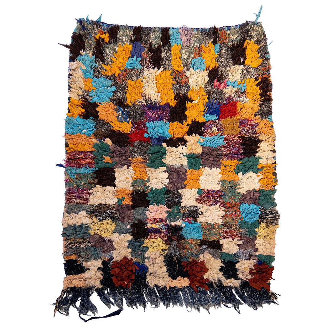 Vintage Boucherouite, Harvest Rug AREA RUGS Amadi Carpets 