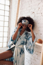Load image into Gallery viewer, Silk Sleep Mask in Midnight accessories Upstate 
