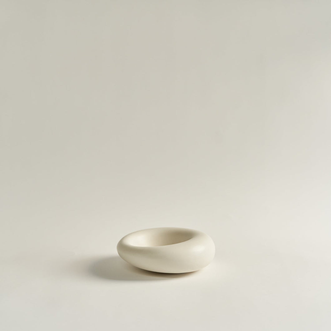 Heme Form Sculpture & Decortive Art Dust + Form Satin Ivory 