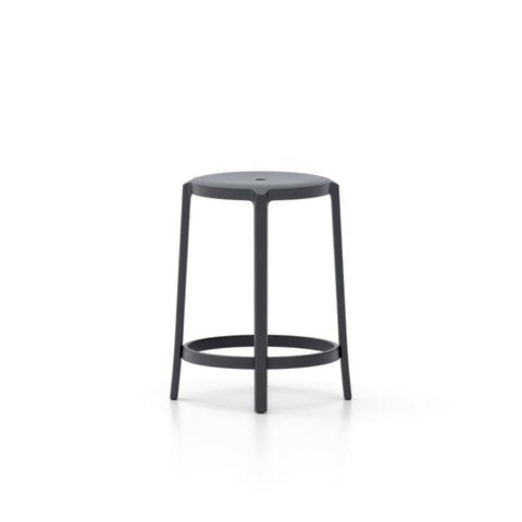 On & On Counter Stool, Recycled Plastic Seat BAR & COUNTER STOOLS Emeco 