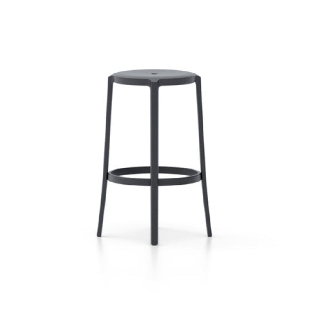 On & On Barstool, Recycled Plastic Seat BAR & COUNTER STOOLS Emeco 