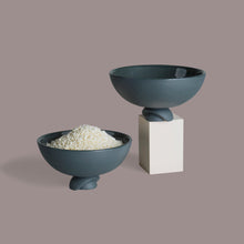 Load image into Gallery viewer, Kaolin Rice Bowl Set of 2 Graphite Tortuga Forma 
