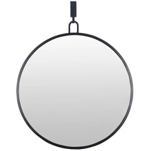 Load image into Gallery viewer, Stopwatch 30-in Round Accent Mirror - Black WALL MIRRORS Varaluz 
