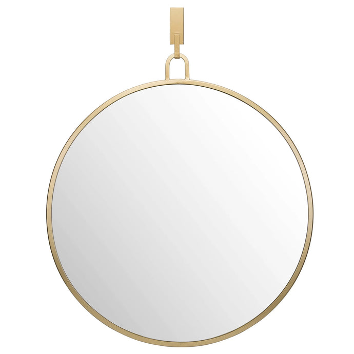 Stopwatch 40-in Round Mirror - Gold WALL MIRRORS Varaluz 