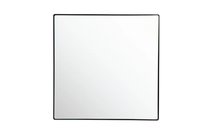Kye 30x30 Rounded Square Wall Mirror - Black WALL MIRRORS Varaluz 