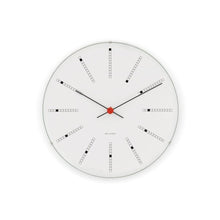 Load image into Gallery viewer, Bankers Wall Clock Clocks Arne Jacobsen White 18.9&quot;dia 
