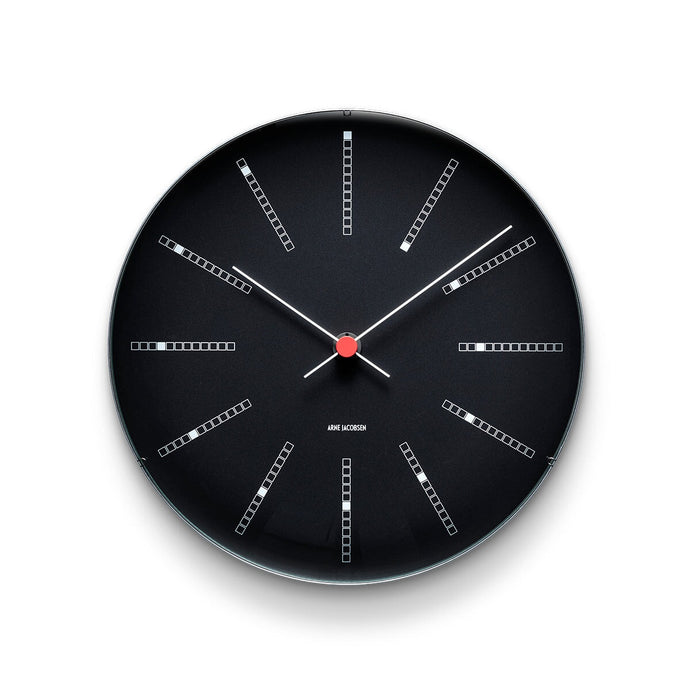 Bankers Wall Clock Clocks Arne Jacobsen Black 8.3