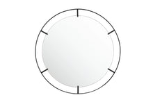 Load image into Gallery viewer, Tabon 30-in Round Open Frame Mirror - Black WALL MIRRORS Varaluz 
