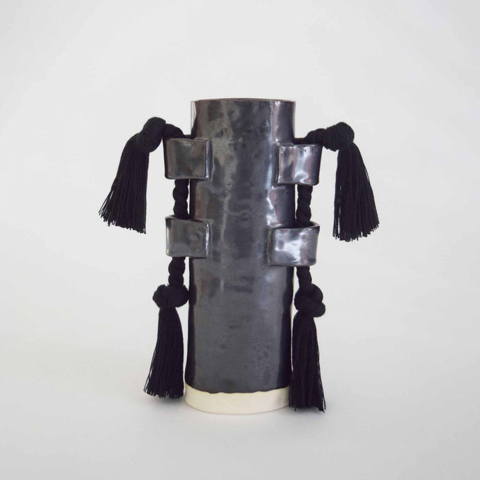 Vase #504 - Black vases Karen Gayle Tinney 