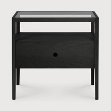 Load image into Gallery viewer, Spindle Bedside Table NIGHTSTANDS Ethnicraft Blackened Oak 
