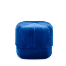 Load image into Gallery viewer, Circus Velour Pouf Stools &amp; Benches Normann Copenhagen Electric Blue Small 
