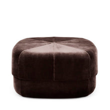 Load image into Gallery viewer, Circus Velour Pouf Stools &amp; Benches Normann Copenhagen Coffee Large 
