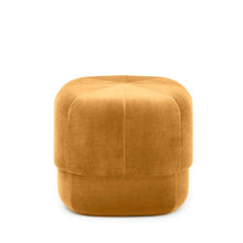 Load image into Gallery viewer, Circus Velour Pouf Stools &amp; Benches Normann Copenhagen Yellow Small 
