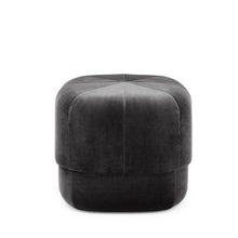 Load image into Gallery viewer, Circus Velour Pouf Stools &amp; Benches Normann Copenhagen Grey Small 
