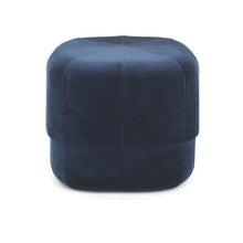 Load image into Gallery viewer, Circus Velour Pouf Stools &amp; Benches Normann Copenhagen Dark Blue Small 
