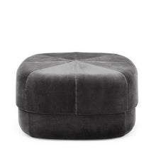 Load image into Gallery viewer, Circus Velour Pouf Stools &amp; Benches Normann Copenhagen Grey Large 
