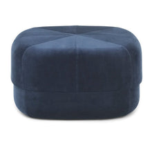 Load image into Gallery viewer, Circus Velour Pouf Stools &amp; Benches Normann Copenhagen Dark Blue Large 
