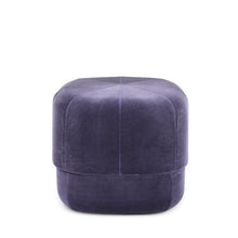 Load image into Gallery viewer, Circus Velour Pouf Stools &amp; Benches Normann Copenhagen Purple Small 
