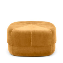 Load image into Gallery viewer, Circus Velour Pouf Stools &amp; Benches Normann Copenhagen Yellow Large 
