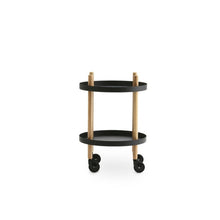 Load image into Gallery viewer, Block Table Bar Carts &amp; Credenzas Normann Copenhagen Black Round 
