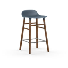 Load image into Gallery viewer, Form Counter Stool Wood Bar &amp; Counter Stools Normann Copenhagen Blue Walnut 
