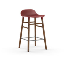 Load image into Gallery viewer, Form Counter Stool Wood Bar &amp; Counter Stools Normann Copenhagen Red Walnut 
