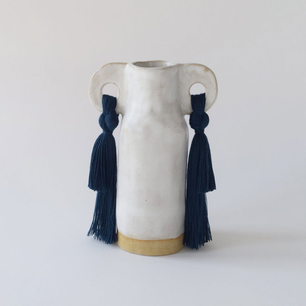 Vase #606 - White vases Karen Gayle Tinney 