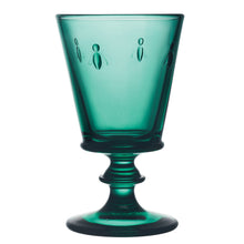 Load image into Gallery viewer, Bee Wine Glass - Set of 6 CUPS &amp; GLASSES La Rochere Emerald 
