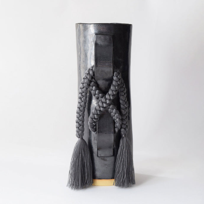 Vase #696 - Black vases Karen Gayle Tinney 