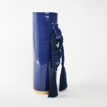 Load image into Gallery viewer, Vase #696 - Blue vases Karen Gayle Tinney 
