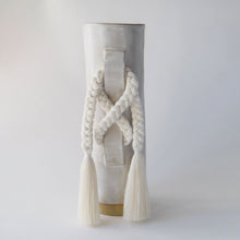 Load image into Gallery viewer, Vase #696 - White vases Karen Gayle Tinney 
