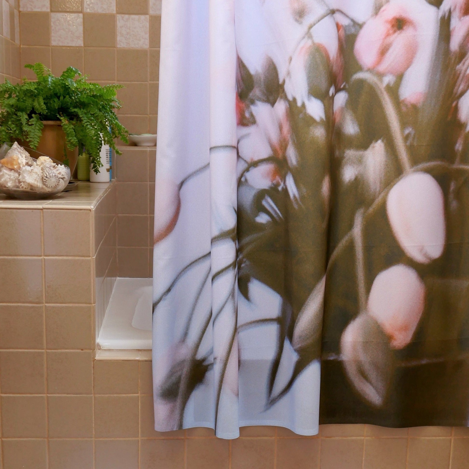 Shower Curtain by Shaniqwa Jarvis SHOWER CURTAINS Afternoon Light 