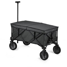 Load image into Gallery viewer, Adventure Wagon Elite Portable Utility Wagon with Table &amp; Liner Totes Picnic Time Dark Grey 
