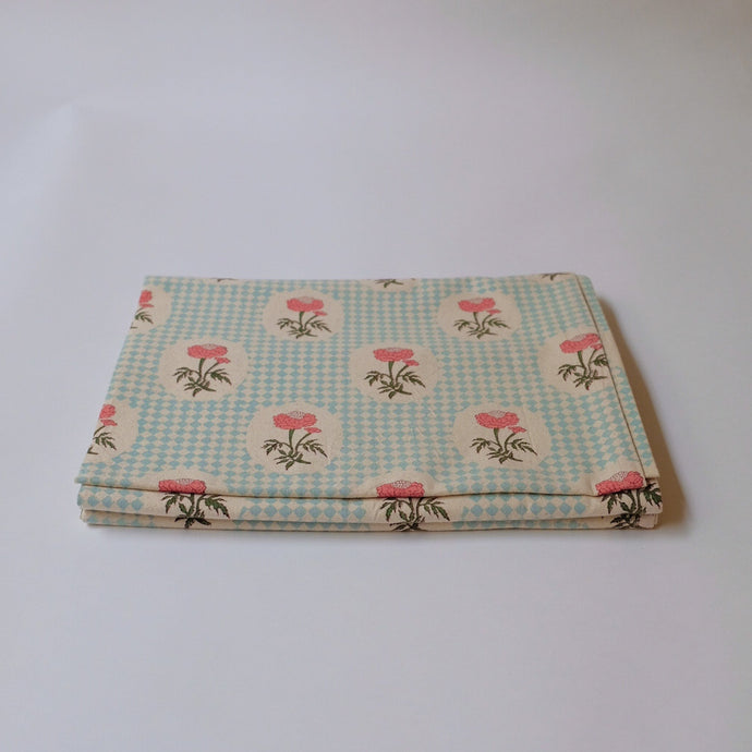 Zara - Hand Block-printed Cotton Table Cloth Table Linen Soil to Studio 