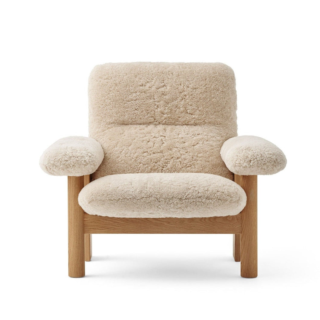 Brasilia, Lounge Chair, Sheepskin Lounge Chair Menu 