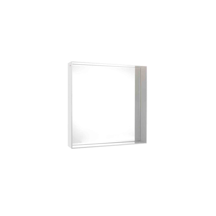 Only Me Square Wall Mount Mirror WALL MIRRORS Kartell Glossy White 
