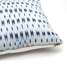 Load image into Gallery viewer, Ikat Pillow White Pillow Intiearth 
