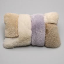 Load image into Gallery viewer, Lavender Block Lumbar Pillow Intiearth 
