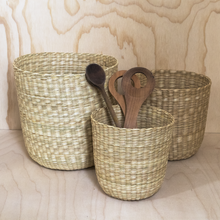 Load image into Gallery viewer, Nesting Baskets Natural Basket Intiearth 
