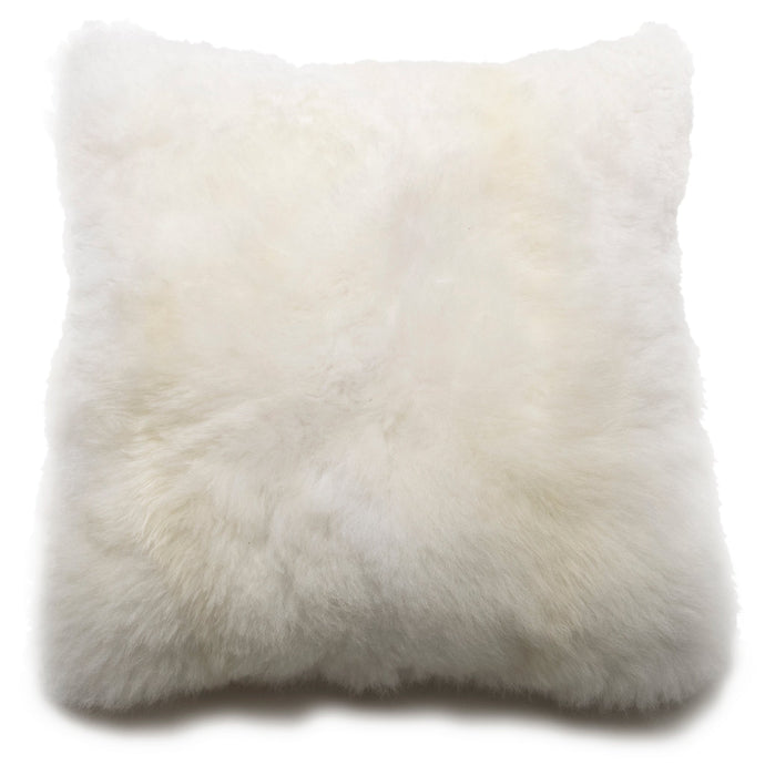 Andes White Alpaca Pillow Pillow Intiearth 