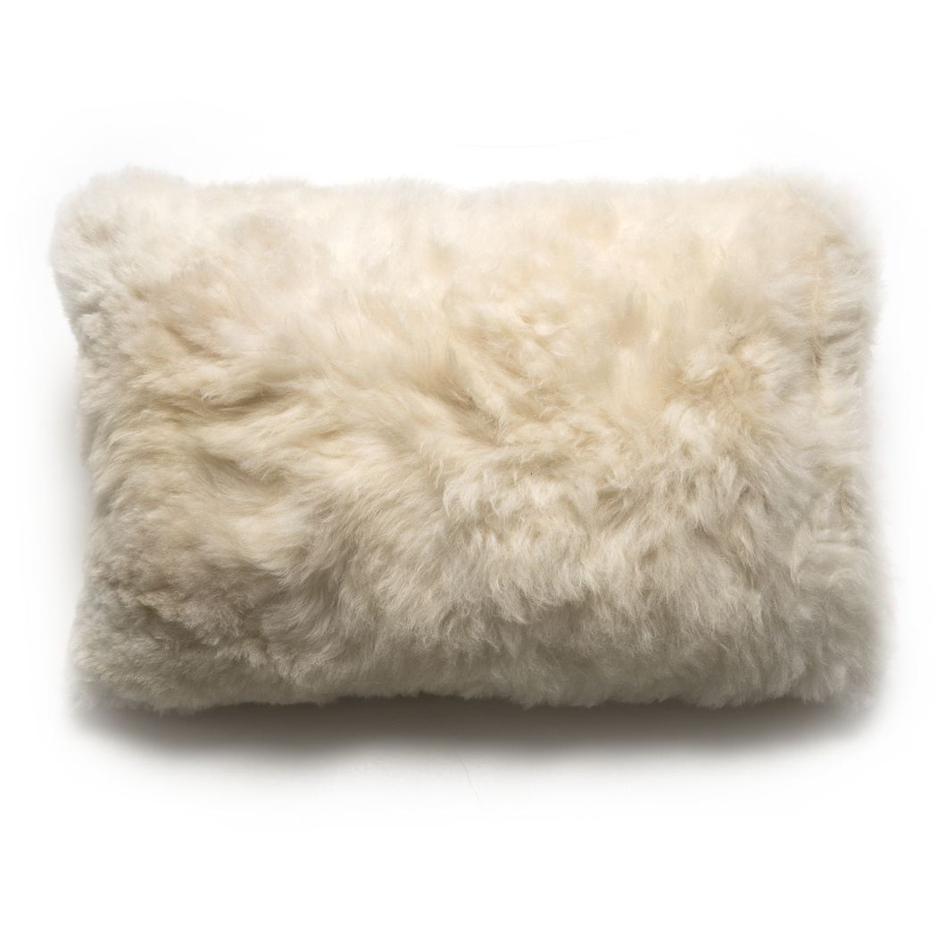 Crema Alpaca Lumbar Pillow Pillow Intiearth 
