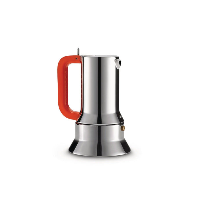 9090 Manico Forato 6 Cup Espresso Coffee Maker Alessi 