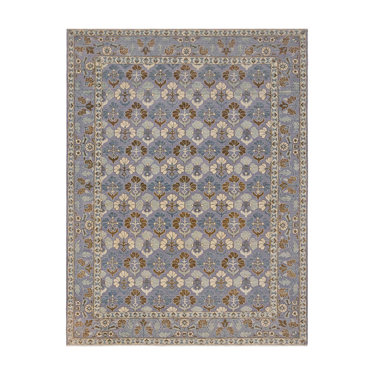Amadi Carpets Afghan Decorative Rug Orchid Afternoon Light