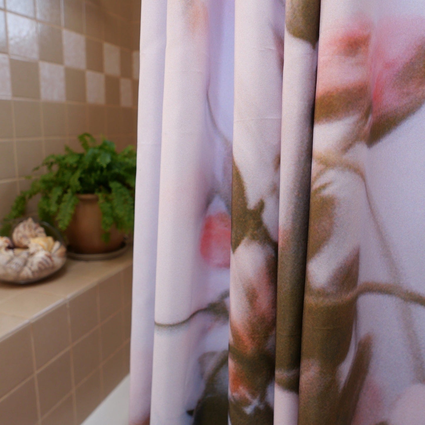 Shower Curtain by Shaniqwa Jarvis SHOWER CURTAINS Afternoon Light 