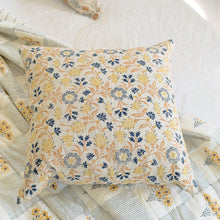 Load image into Gallery viewer, Uma - Hand Block-printed Linen Pillowcase Soil to Studio 

