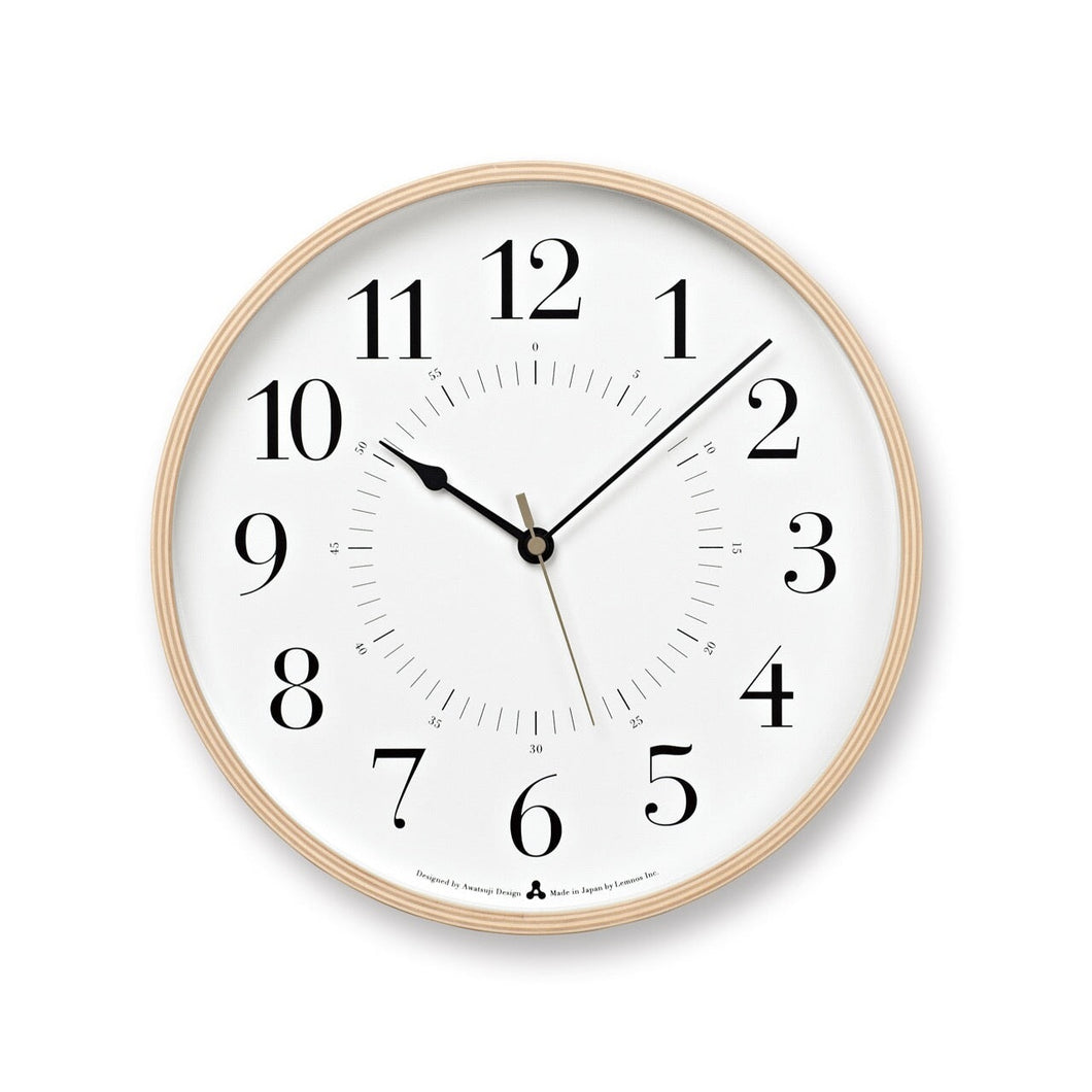 Toki Clock Clocks Lemnos White 