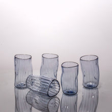 Load image into Gallery viewer, Wabi Sabi Sake Cup set of 5 CUPS &amp; GLASSES Andrew Iannazzi Glacier Blue 
