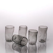 Load image into Gallery viewer, Wabi Sabi Sake Cup set of 5 CUPS &amp; GLASSES Andrew Iannazzi Smoke Grey 
