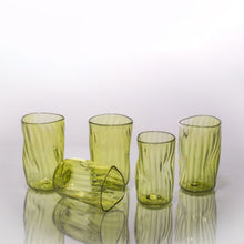 Load image into Gallery viewer, Wabi Sabi Sake Cup set of 5 CUPS &amp; GLASSES Andrew Iannazzi Ginko Green 
