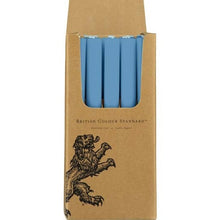 Load image into Gallery viewer, Medici Blue Eco Dinner Candles, 25 per pack Candles &amp; Matches British Colour Standard 
